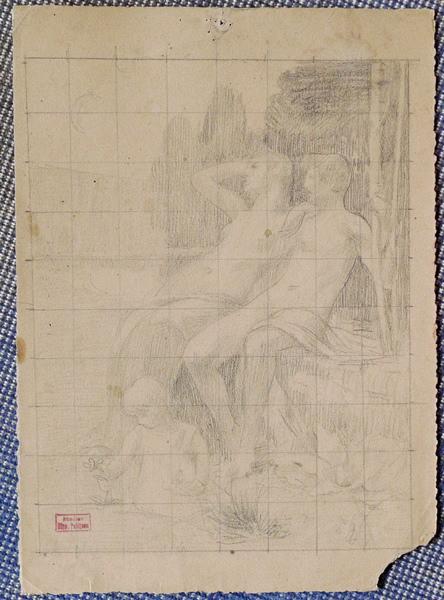 [Harmonie à 3 personnages], Hippolyte Petitjean, 4e quart 19e siècle, 1er quart 20e siècle
