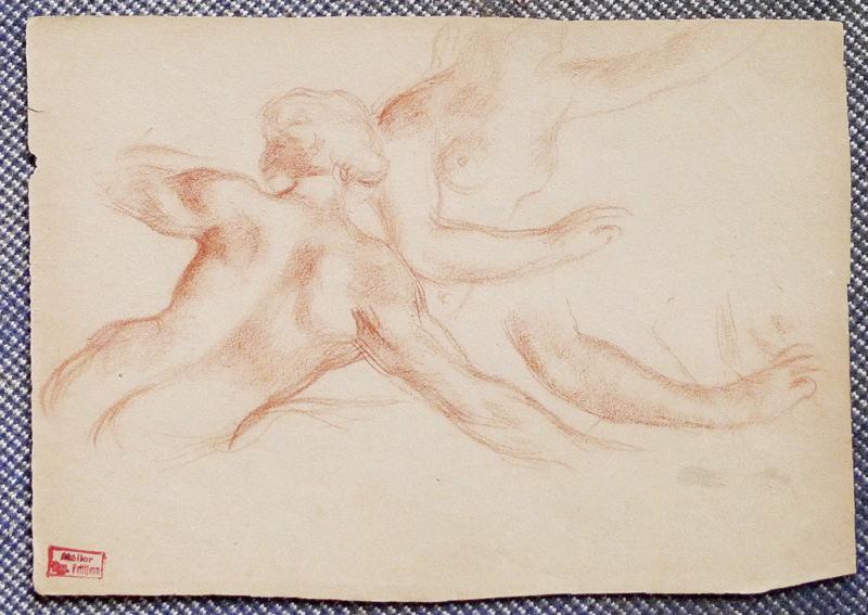 [2 femmes], Hippolyte Petitjean, 4e quart 19e siècle, 1er quart 20e siècle