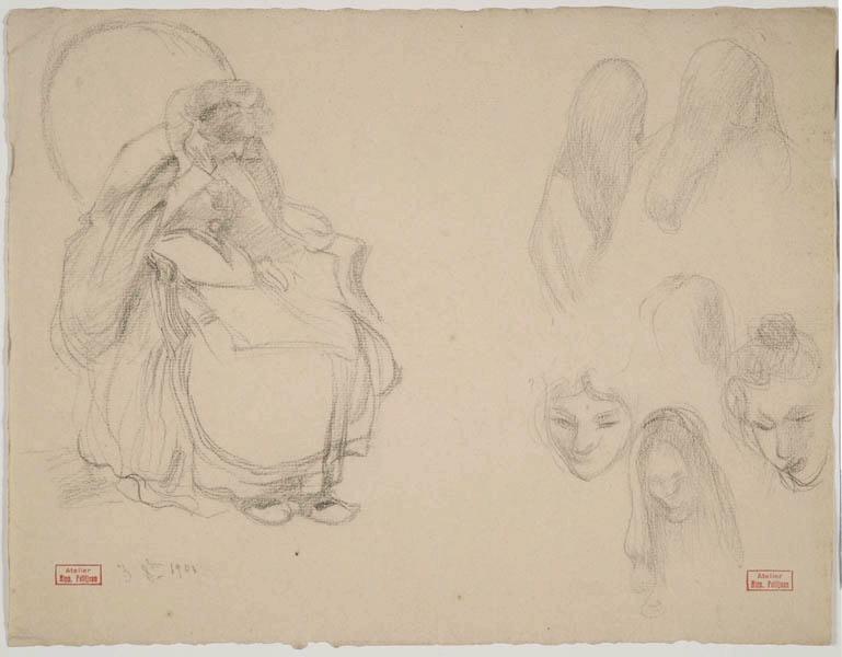 Etudes de femmes, Hippolyte Petitjean, 1901 /10 /03