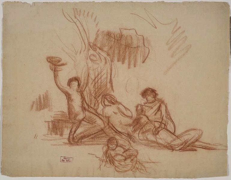 [Bacchanale], Hippolyte Petitjean, 4e quart 19e siècle, 1er quart 20e siècle