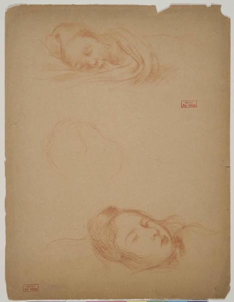 Têtes d'enfants [Marcelle], Hippolyte Petitjean, 1900