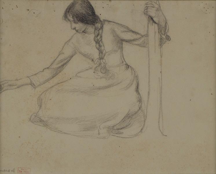 Jeune fille à la natte, Hippolyte Petitjean, 1908 /07 /10