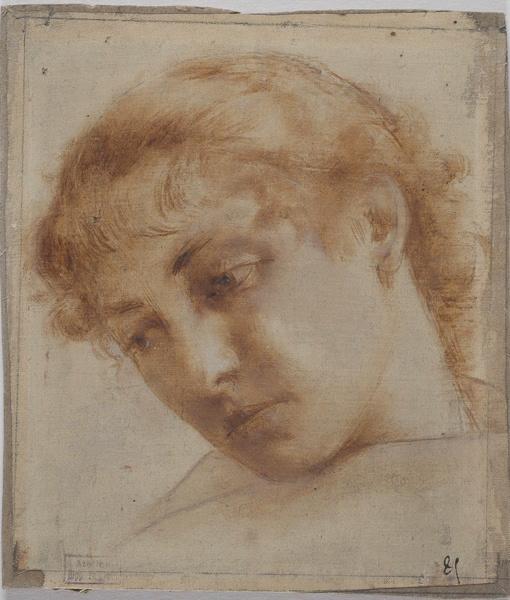 Tête de femme, Hippolyte Petitjean, 1881