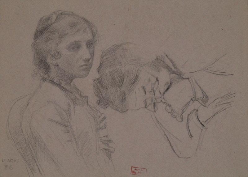 Etude de femmes, Hippolyte Petitjean, 1886 /08 /21