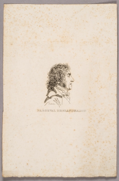PARSEVAL DEGRANDMAISON, André Dutertre, 4e quart 18e siècle, 1ère moitié 19e siècle