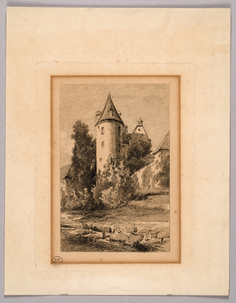 Tour de l'Ancien Evêché d'Autun, Paul Martin, 19e siècle