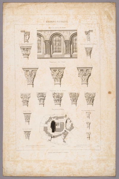 Eglise Saint Philibert, à Tournus, Augustin François Lemaître, 19e siècle