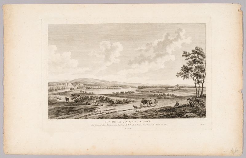 Vue de la côte de la Laive, François-Denis Née, 2e moitié 18e siècle, 1ère moitié 19e siècle