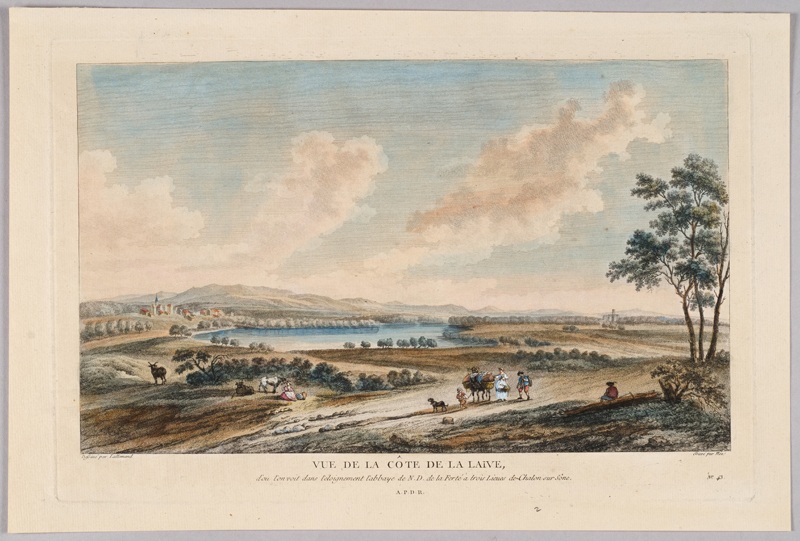 Vue de la côte de la Laive, François-Denis Née, 4e quart 18e siècle, 1er quart 19e siècle