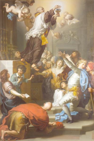 La Lévitation du bienheureux Thomas de Cori, Antonio Cavallucci, 18e siècle