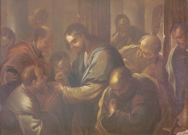 La communion des apôtres, Luca Giordano, 1ère moitié 17e siècle