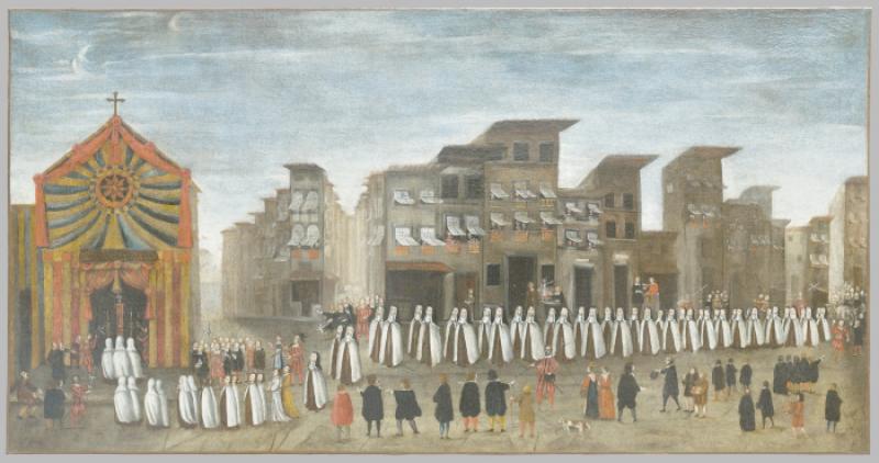 Procession des carmélites, 17e siècle