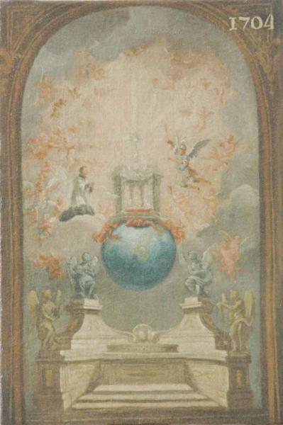 Le triomphe de l'Eucharistie, Stefano Pozzi, 18e siècle