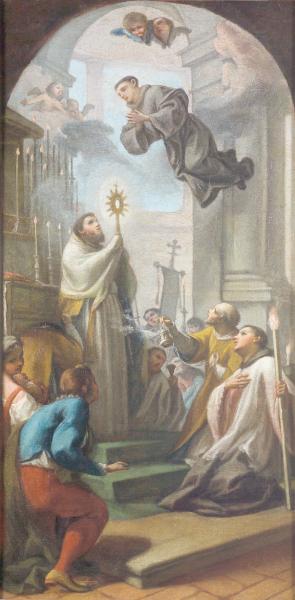 La Lévitation du bienheureux Thomas de Cori, 18e siècle