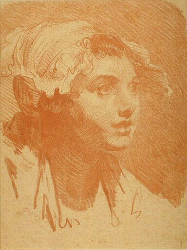 Tête de jeune femme_0
