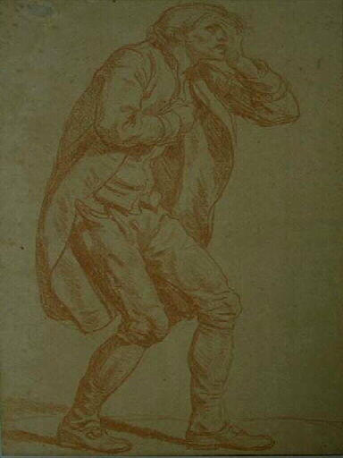 Homme debout pleurant_0