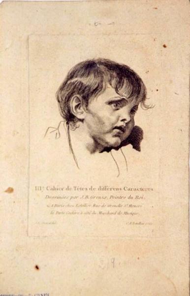 Jeune enfant, Jean-Baptiste Greuze, 18e siècle
