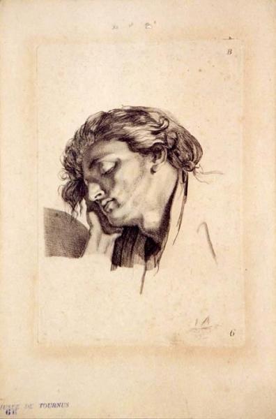 Homme endormi, Jean-Baptiste Greuze, 18e siècle