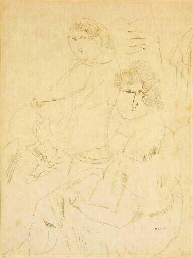 Deux femmes, Jules Pascin, 1924