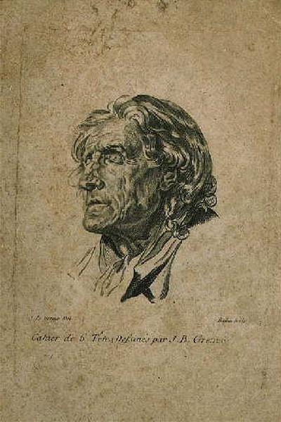 Tête de vieillard aveugle, Jean-Baptiste Greuze, 18e siècle