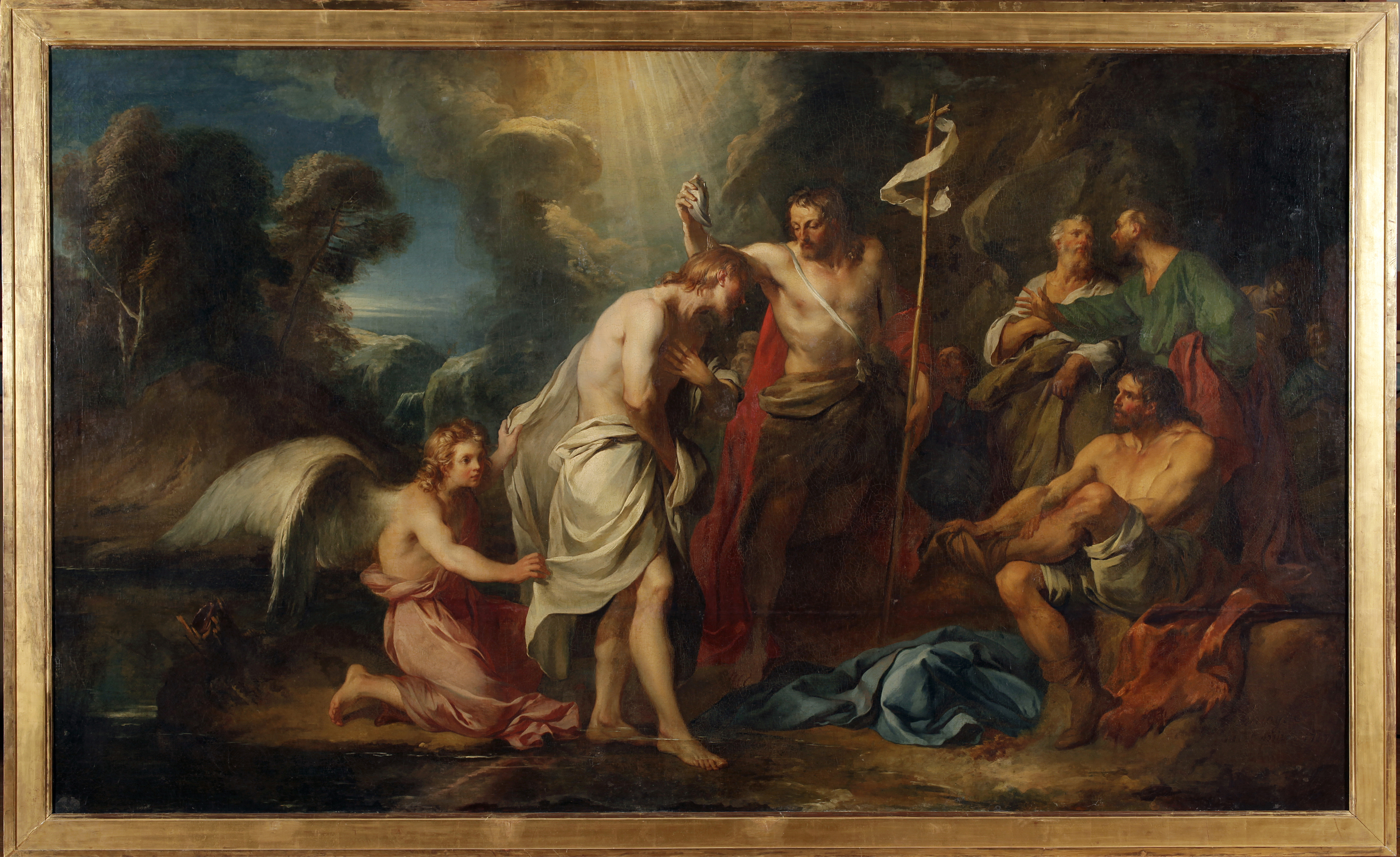 Le Baptême du Christ ; Le Baptême de Notre-Seigneur dans le Jourdain (autre titre) — François Le Moine