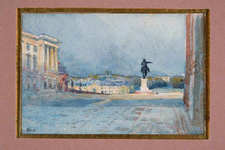 Cour d'honneur du château de Versailles, René Binet, 4e quart 19e siècle, 1er quart 20e siècle