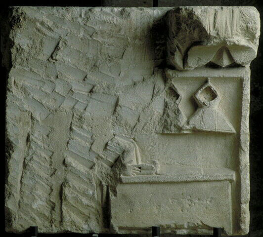 Monument d' Adelphius, le tailleur et de sa femme ; Stèle d'un tailleur_0