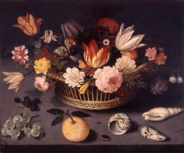 Corbeille de fleurs, Isaac Soreau, 1ère moitié 17e siècle