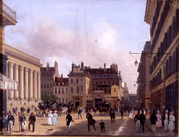 La Bourse, Giuseppe Canella, 1ère moitié 19e siècle