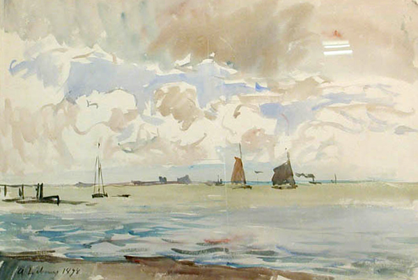 Rotterdam (recto) ; Marine (verso)_1