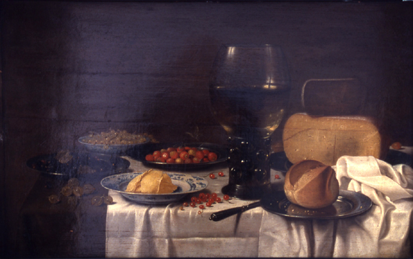 Nature morte, fruits et verre, Willem Claesz Heda, 17e siècle