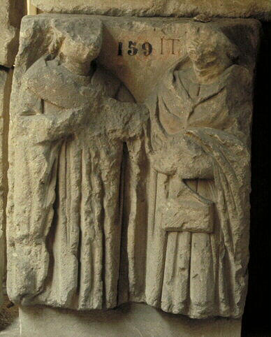 Stèle funéraire de deux époux_0