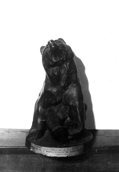 Ours assis ; Ours mendiant, Georges Gardet, 19e siècle, 20e siècle