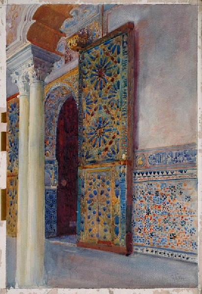 Alcazar de Séville, René Binet, 4e quart 19e siècle, 1er quart 20e siècle