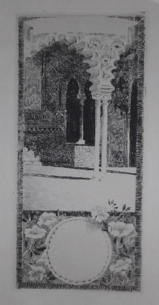 Alcazar de Séville, illustration de couverture, René Binet, 4e quart 19e siècle, 1er quart 20e siècle