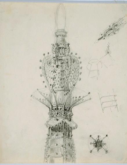 Etude pour les Esquisses décoratives, René Binet, 4e quart 19e siècle, 1er quart 20e siècle