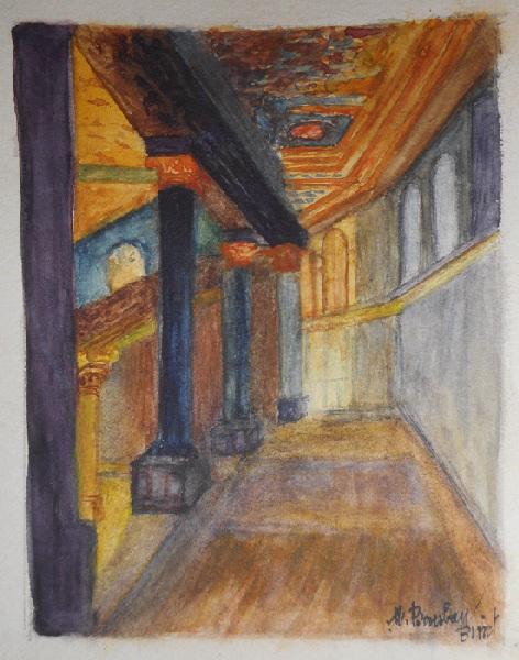 Mosquée d'Omar, intérieur, Marguerite Bauban-Binet, 4e quart 19e siècle, 1ère moitié 20e siècle