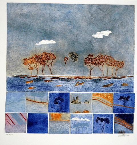 Paysage en majolique, Marc Antoine Louttre, 1986