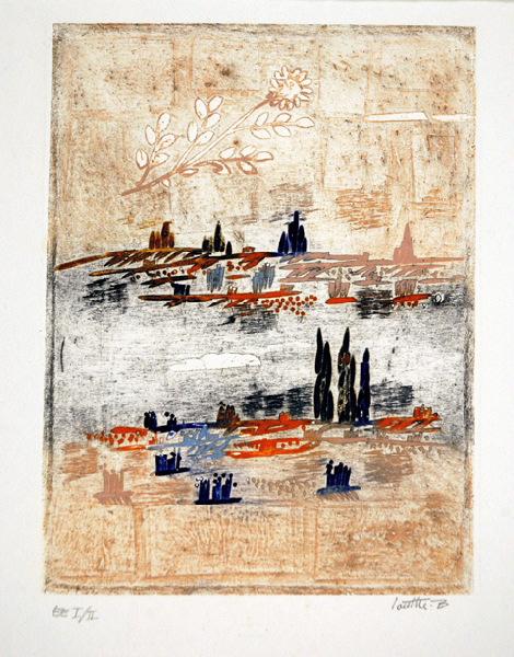 Sur le passage des salmonidés, Marc Antoine Louttre, 1984