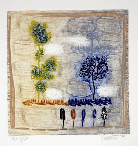 Rideau d'arbres, Marc Antoine Louttre, 1985