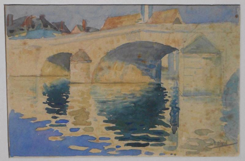 Le pont Boffrand à Sens, René Binet, 4e quart 19e siècle