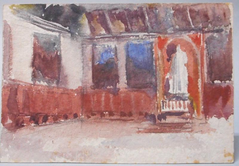 Salle du chapitre à la Grande Chartreuse, René Binet, 4e quart 19e siècle
