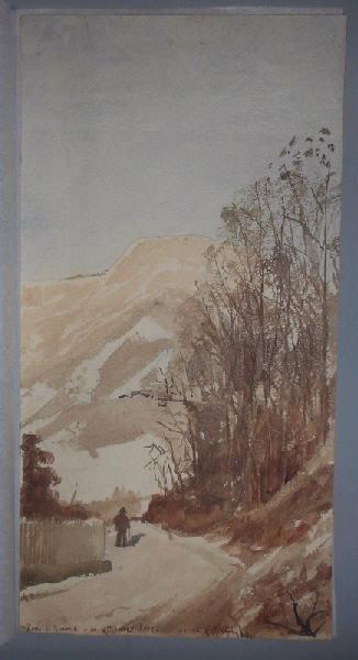 Route de Grenoble à la Grande Chartreuse, René Binet, 1886