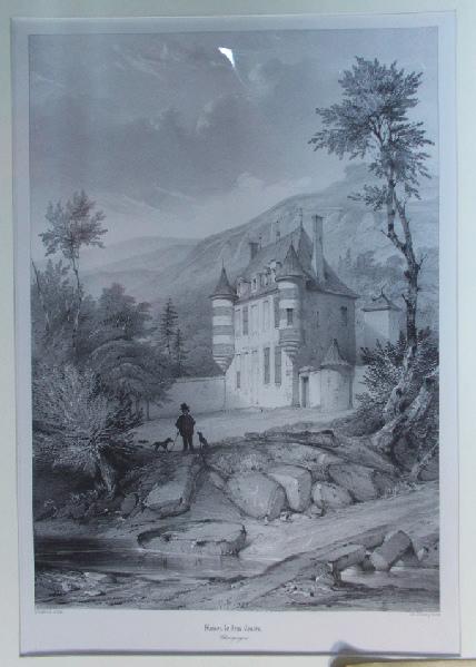 Maison dite de Jean Cousin à Montard (Commune de Soucy), Victor Petit, 1ère moitié 19e siècle
