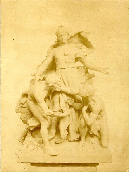 Monument à la gloire de la République, la Fraternité, Emile Edmond Peynot, 1890