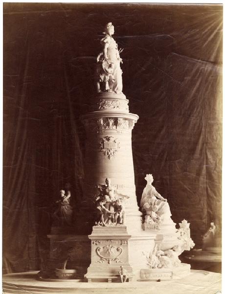 Monument à la gloire de la République, Maquette d'un premier projet, Emile Edmond Peynot, 1889
