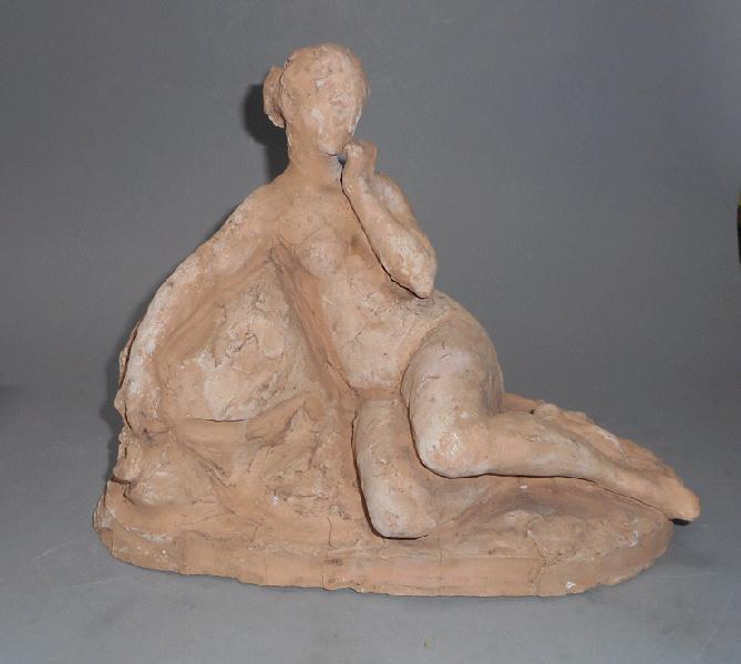 Femme couchée, Louis Kley, 1853-1911