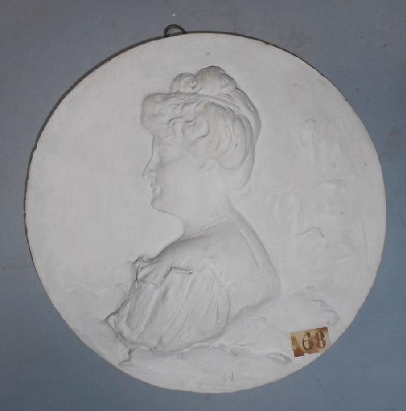Tête de femme, Louis Kley, 1853-1911
