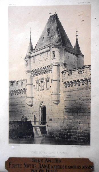 La Porte Notre-Dame à Sens (Yonne), Victor Petit, 18e siècle