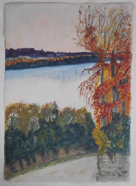 Lac des settons, Marguerite Bauban-Binet, 4e quart 19e siècle, 1ère moitié 20e siècle